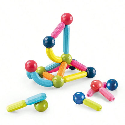 42 Pieces DIY 3D Model Magnetic Stick and Ball Construction Set
