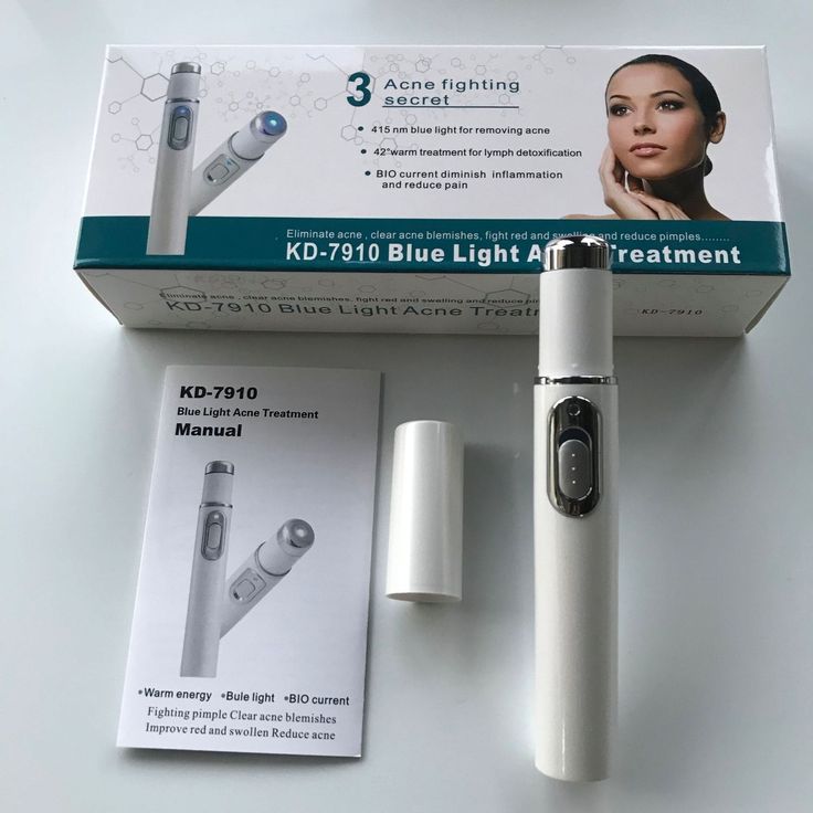 Portable Blue Light Acne Treatment Pen | USB Rechargeable LED Pimple & Blemish Remover for Clear, Healthy-Looking Skin