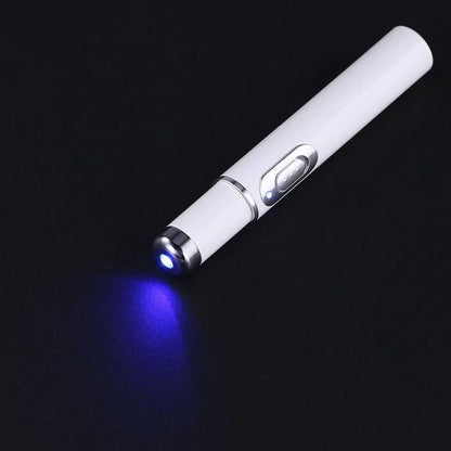 Portable Blue Light Acne Treatment Pen | USB Rechargeable LED Pimple & Blemish Remover for Clear, Healthy-Looking Skin